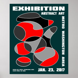 Abstrakt Art Exhibition Poster #1