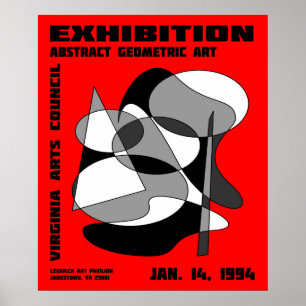 Abstrakt Art Exhibition Poster #3
