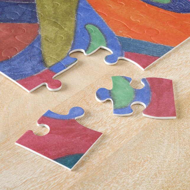 abstrakt Art "Färg Rush" Pussel (Sidan)