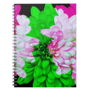 Abstrakt Art Flower Petals Journal bärbar dator Anteckningsbok