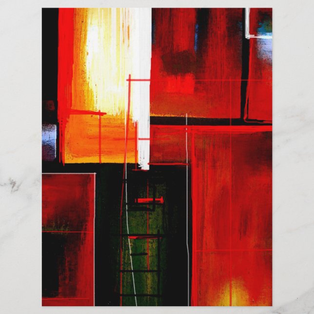 Abstrakt Art Flyer (Framsidan)