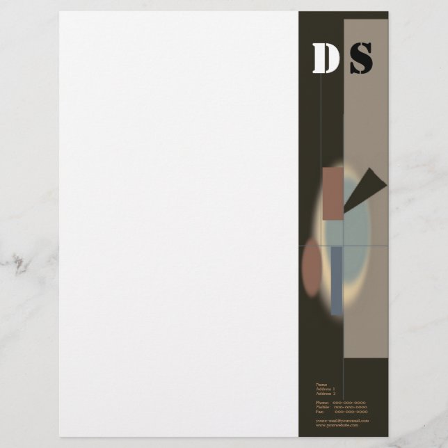 Abstrakt Art Flyer (Framsidan)