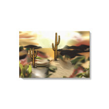 Abstrakt Art för sydvästra Desert Sunrise