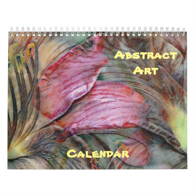 Abstrakt Art-fotokonturkalender Kalender (Omslag)