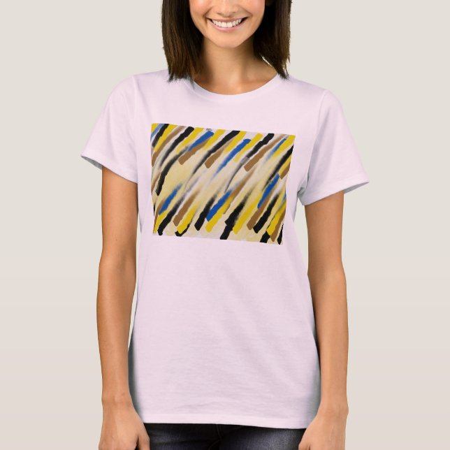 Abstrakt art Funky T-Shirt (Framsida)