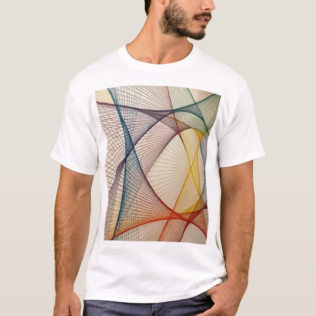 Abstrakt Art-grafik T-Shirt (Framsida)