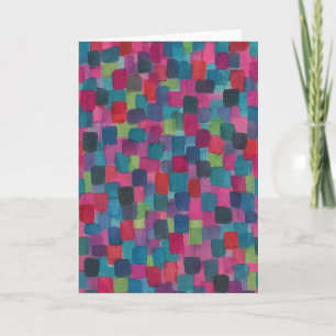 Abstrakt Art Hälsning Kort