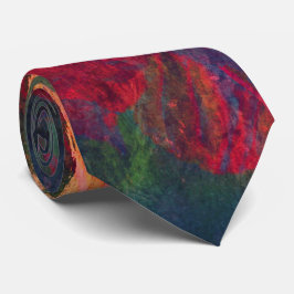 Abstrakt Art, Höst löv, Röda Grönten Guld Rosa Slips