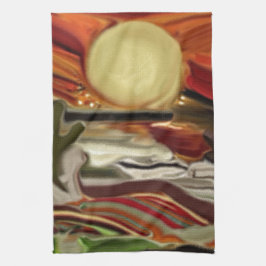 Abstrakt Art i sydvästra Himlar Kökshandduk