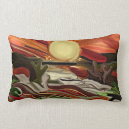 Abstrakt Art i sydvästra Himlar Lumbarkudde