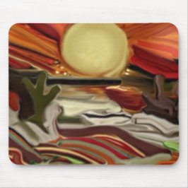 Abstrakt Art i sydvästra Himlar Musmatta