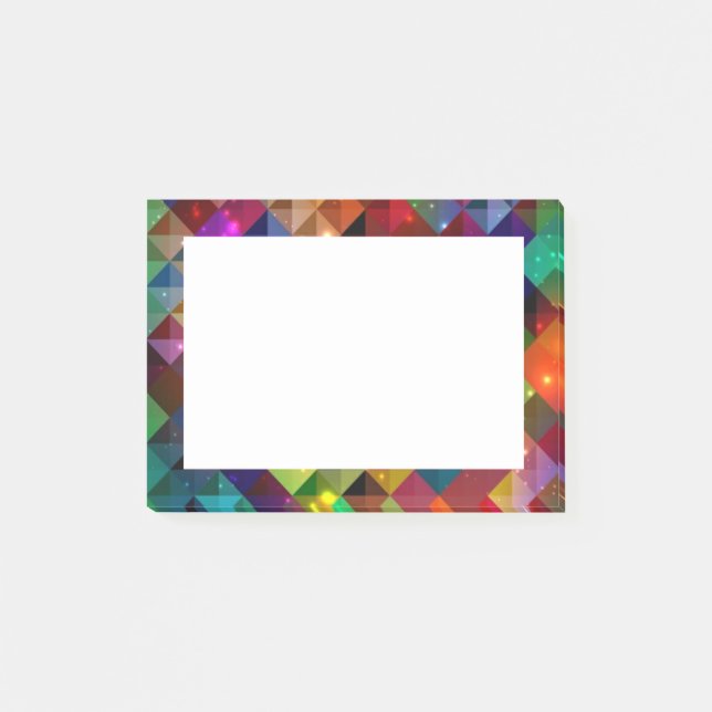 Abstrakt Art-inlägg Post-it Block (Framsida)