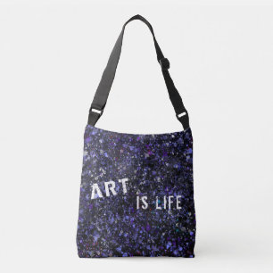 ABSTRAKT ART IS LIFE AXELVÄSKA