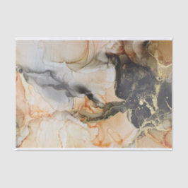 Abstrakt Art Jewel Toned Citrus, Black & Guld