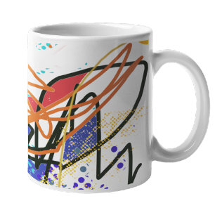 Abstrakt Art Kaffemugg