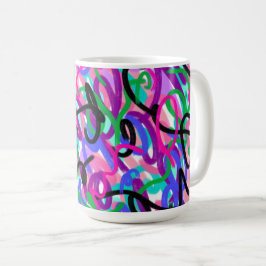 Abstrakt Art Kaffemugg