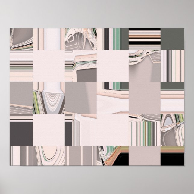 Abstrakt Art-kompilerad Poster (Framsidan)