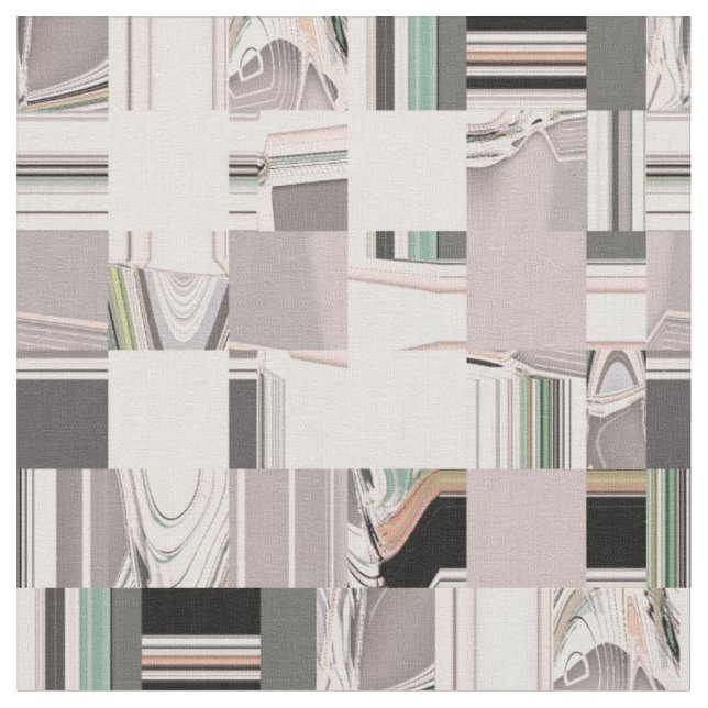 Abstrakt Art-kompilerad Tyg (Närbild)