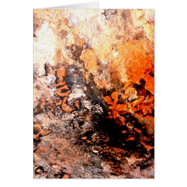 Abstrakt art-kort hälsningskort (Framsidan)