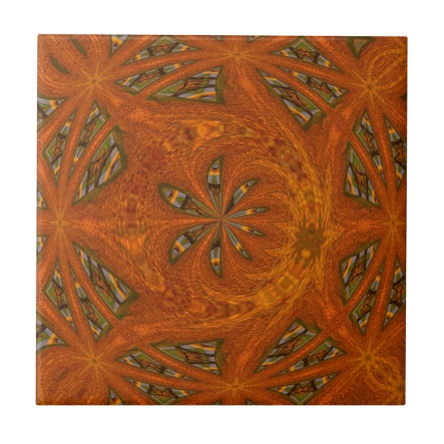 Abstrakt Art Labyrinth Kakelplatta (Framsidan)