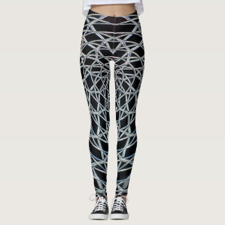 Abstrakt Art Leggings med fet mönster.