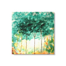 Abstrakt Art liggande stor originaldekoration