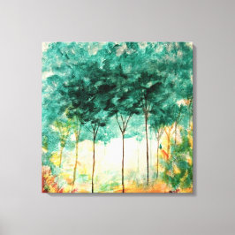 Abstrakt Art liggande stor originaldekoration Canvastryck