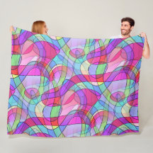 Abstrakt Art - lösliga slingor utan sjölösa Mönste