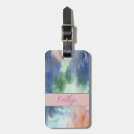 Abstrakt Art Luggage Tag Bagagebricka