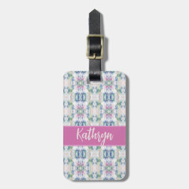 Abstrakt Art Luggage Tag Bagagebricka