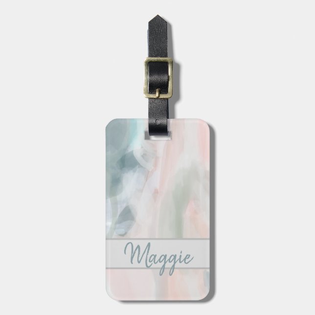 Abstrakt Art Luggage Tag Bagagebricka (Vertikal Framsida)