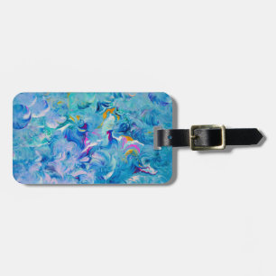 Abstrakt Art Luggage Tag ut på flygplatsen Bagagebricka