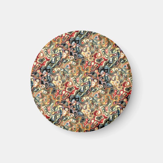 Abstrakt Art Magnet (Framsidan)