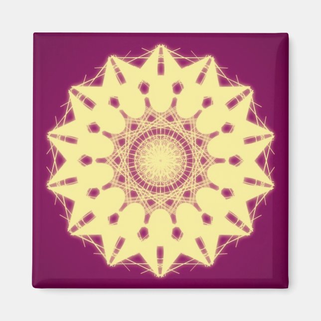 Abstrakt Art Magnet (Framsidan)