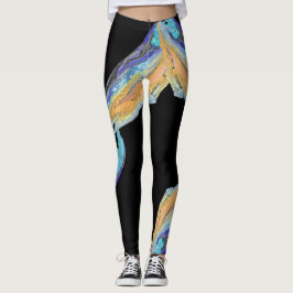 Abstrakt Art Makes for Unique Leggings