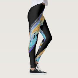 Abstrakt Art Makes for Unique Leggings
