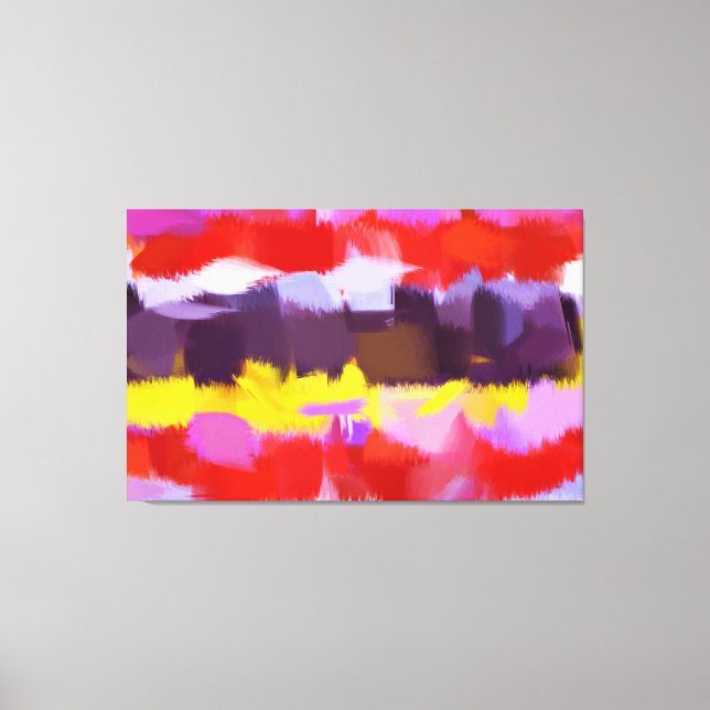 Abstrakt Art | Måla Abstrakt 2 Canvastryck (Framsida)