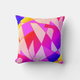 Abstrakt Art-målning av ett slags Pillow Cushion Kudde