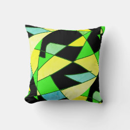 Abstrakt Art-målning av ett slags Pillow Cushion Kudde