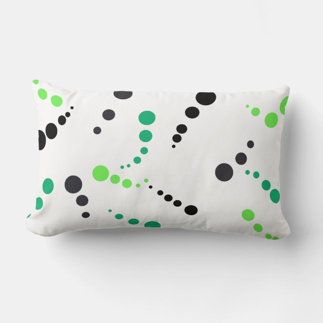 Abstrakt Art-målning av ett slags Pillow Cushion Lumbarkudde (Framsida)