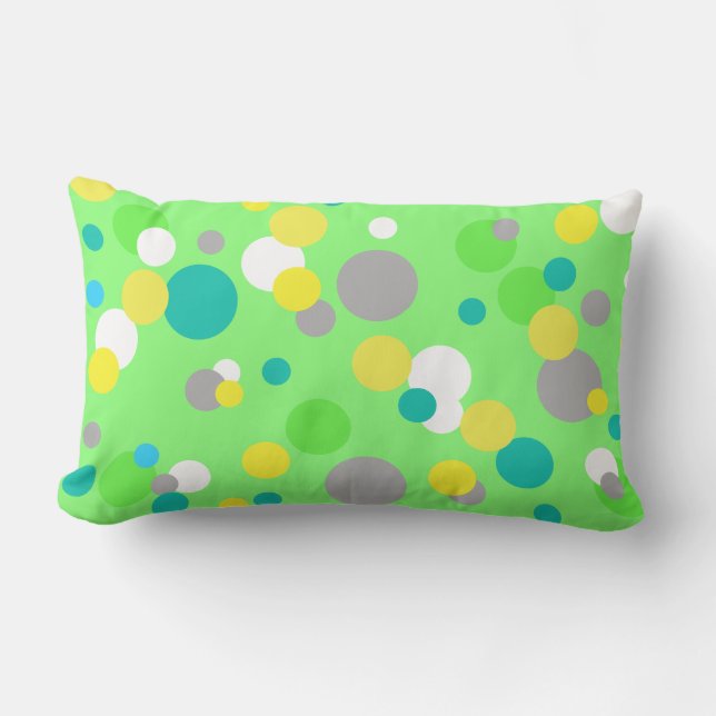 Abstrakt Art-målning av ett slags Pillow Cushion Lumbarkudde (Framsida)