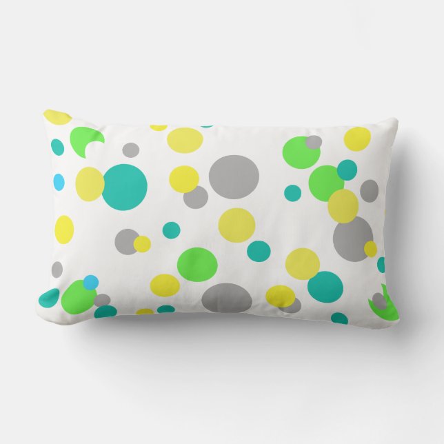 Abstrakt Art-målning av ett slags Pillow Cushion Lumbarkudde (Framsida)