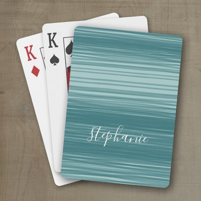 Abstrakt Art med modern Namn Spel Kort (Personalized playing cards)