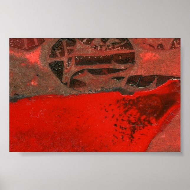 Abstrakt Art Mini-Poster Poster (Framsidan)