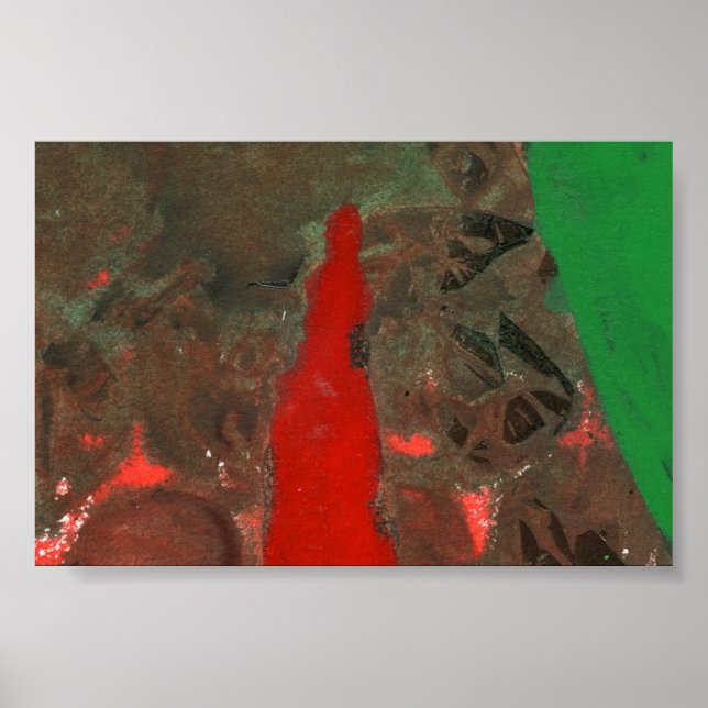Abstrakt Art Mini-Poster Poster (Framsidan)
