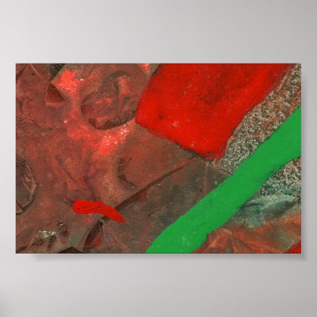 Abstrakt Art Mini-Poster Poster (Framsidan)