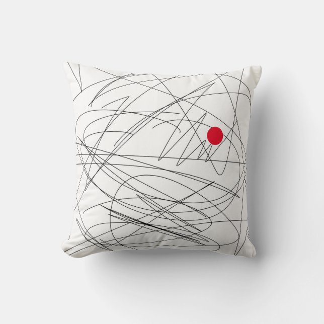 Abstrakt Art Minimalism Dekorativ kudde Cushion (Framsida)