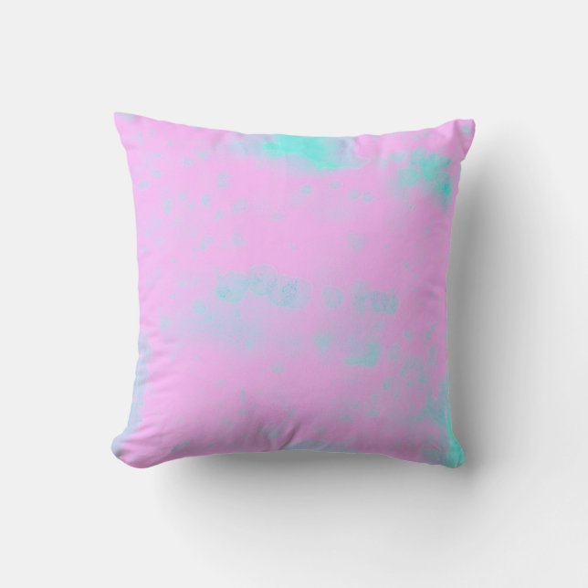 Abstrakt Art Minimalism Pastel Rosa Kudde (Framsida)