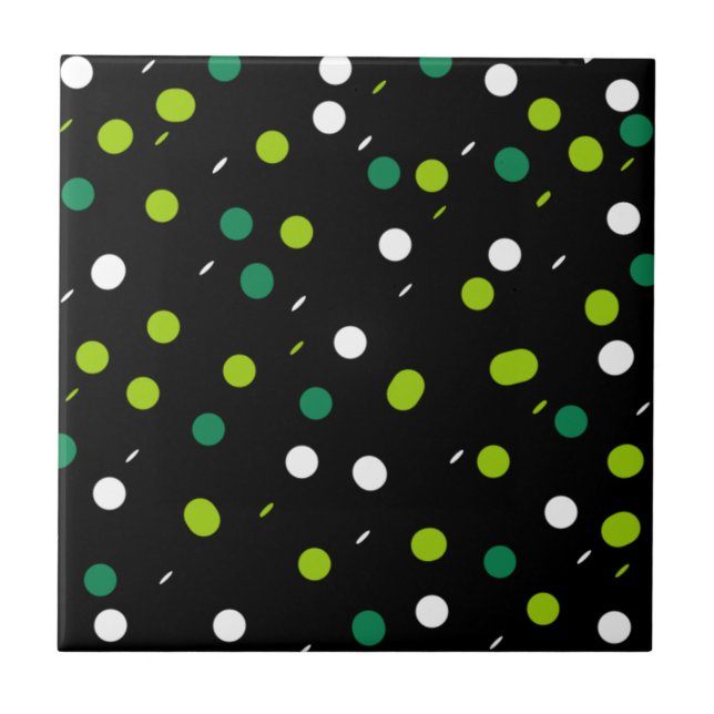 Abstrakt Art-minimalism, små punkter Kakelplatta (Framsidan)
