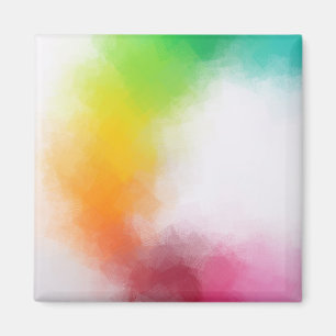 Abstrakt Art Modern Elegant - färgad mall Magnet